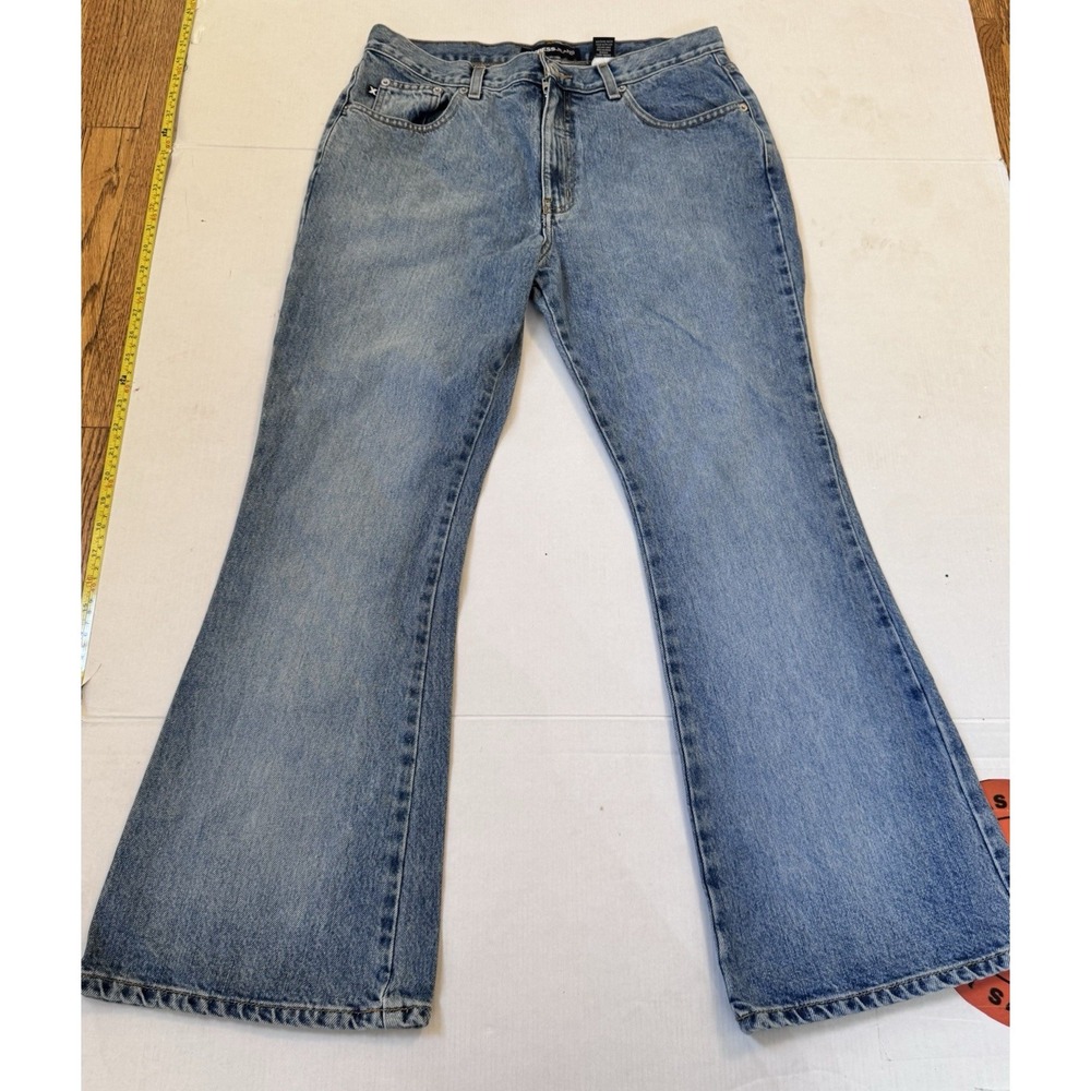Express Womens Jeans Size 13/14 S Extreme Flare Medium Wash